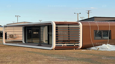 Australian modern outdoor prefabricated space hut project