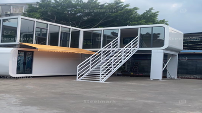 China Pingzhou Double Deck Modern Portable Prefabricated Apple Cabin Project